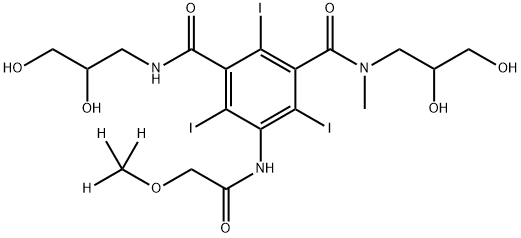 イオプロミド-D3 化学構造式