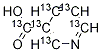 Nicotinic Acid-13C6 Structure