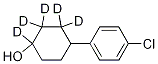 4-(4-Chlorophenyl)cyclohexanol-d5 Structure