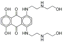 ミトキサントロン-D8 化学構造式