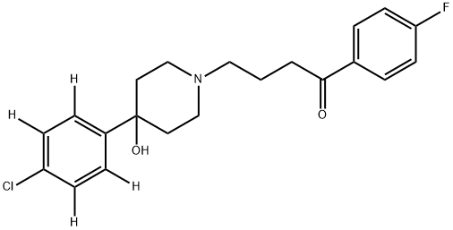 氟哌啶醇-D4氘代标记, 1189986-59-1, 结构式