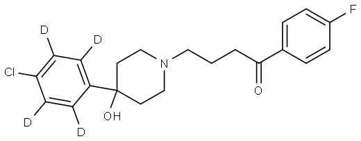 氟哌啶醇-D4氘代标记,1189986-59-1,结构式