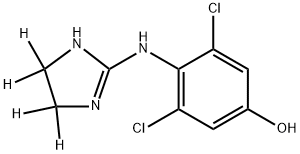 4-Hydroxy Clonidine-d4 Structure