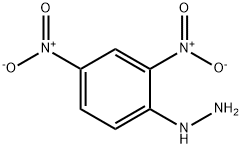 2,4-ジニトロフェニルヒドラジン  化学構造式