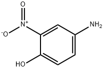 2-硝基-4-氨基苯酚,119-34-6,结构式