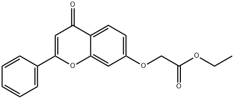 乙酯黄酮 结构式