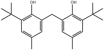 2,2'-Methylenebis(4-methyl-6-tert-butylphenol) Struktur