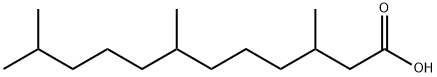 3,7,11-Trimethyldodecanoic acid Structure