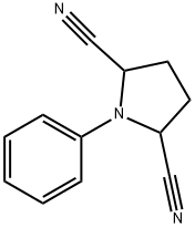 1-苯基-2,5-吡咯烷二甲腈,1190129-82-8,结构式