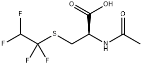 N-acetyl-S-(1,1,2,2-tetrafluoroethyl)-1-cysteine Structure