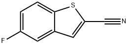 5-Fluoro-1-benzothiophene-2-carbonitrile Structure