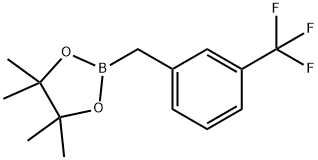 4,4,5,5-TetraMethyl-2-(3-(trifluoroMethyl)benzyl)-1,3,2-dioxaborolane Structure