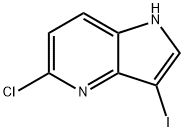 5-氯-3-碘-4-氮杂吲哚,1190310-88-3,结构式