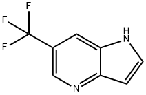 6-(三氟甲基)-1H-吡咯并[3,2-B]吡啶 结构式