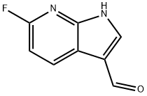 6-氟-7-氮杂-吲哚-3-甲醛,1190314-77-2,结构式