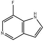 7-氟-5-氮杂吲哚, 1190315-04-8, 结构式