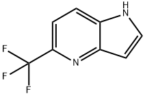 5-三氟甲基4氮杂吲哚,1190315-94-6,结构式