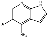 5-BroMo-1H-pyrrolo[2,3-b]pyridin-4-aMine Structure