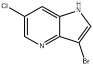 3-broMo-6-chloro-1H-pyrrolo[3,2-b]pyridine Struktur