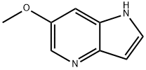 6-甲氧基-1H-吡咯并[3,2-B]吡啶 结构式