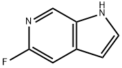 5-氟-1H-吡咯并[2,3-C]吡啶,1190319-70-0,结构式