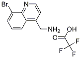 (8-BROMOQUINOLIN-4-YL)METHANAMINE 2,2,3-TRIFLUOROACETATE, 1190320-18-3, 结构式