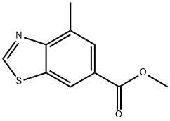 4-Methyl-6-Benzothiazolecarboxylic acid methyl ester Structure