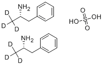 D-AMPHETAMINE-D3 SULFATE SALT Struktur