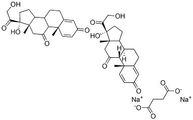 prednisone sodium succinate Structure
