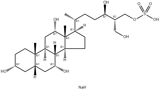 鲨胆甾醇硫酸酯钠, 119068-78-9, 结构式
