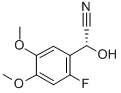 (2-FLUORO-4,5-DIMETHOXYPHENYL)-(R)-HYDROXYACETONITRILE,119085-63-1,结构式