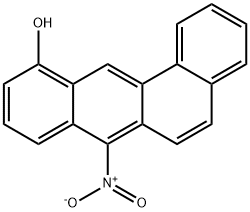 Benz(a)anthracen-11-ol, 7-nitro- Structure