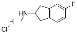 5-fluoro-N-Methyl-2,3-dihydro-1H-inden-2-aMine hydrochloride Structure