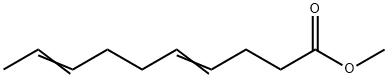 4,8-Decadienoic acid, methyl ester Structure