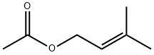 酢酸  3-メチル-2-ブテニル 化学構造式