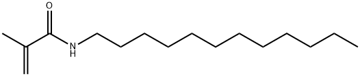 N-ドデシルメタクリルアミド 化学構造式