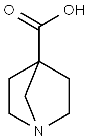 1-AZABICYCLO[2.2.1]HEPTANE-4-CARBOXYLIC ACID Structure