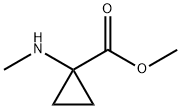 Cyclopropanecarboxylic acid, 1-(methylamino)-, methyl ester (9CI) Structure