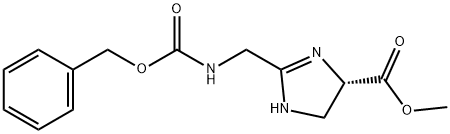 1H-IMIDAZOLE-4-CARBOXYLIC ACID, 4,5-DIHYDRO-2-[[[(PHENYLMETHOXY)CARBONYL]AMINO]METHYL]-, METHYL ESTER, (S)-|