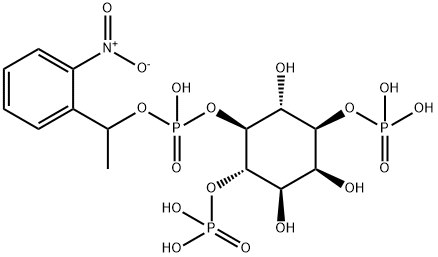 inositol 1,4,5-trisphosphate 1-(2-nitrophenyl)ethyl ester Structure