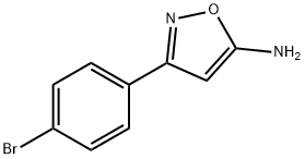 5-アミノ-3-(4-ブロモフェニル)イソオキサゾール 臭化物 化学構造式