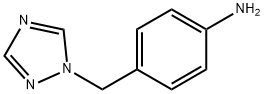 4-(1H-1,2,4-三氮唑-1-基甲基)苯胺 结构式