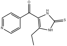 Methanone,  (5-ethyl-2,3-dihydro-2-thioxo-1H-imidazol-4-yl)-4-pyridinyl- Structure