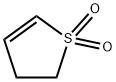 2,3-ジヒドロチオフェン1,1-ジオキシド 化学構造式