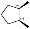 cis-1,2-Dimethylcyclopentane Struktur