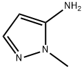 1-メチル-5-アミノ-1H-ピラゾール 化学構造式