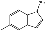 1H-Indol-1-amine,5-methyl-(9CI) Struktur