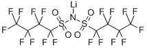 LITHIUM BIS(1,1,2,2,3,3,4,4,4-NONAFLUORO-1-BUTANESULFONYL)IMIDE Structure