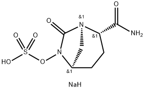 アビバクタムナトリウム 化学構造式