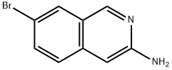 7-ブロモイソキノリン-3-アミン 化学構造式
